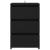 Noptiere, 2 buc., negru, 40x35x62,5 cm, lemn compozit GartenMobel Dekor