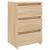 Noptiere, 2 buc., stejar sonoma, 40x35x62,5 cm, lemn compozit GartenMobel Dekor