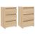 Noptiere, 2 buc., stejar sonoma, 40x35x62,5 cm, lemn compozit GartenMobel Dekor