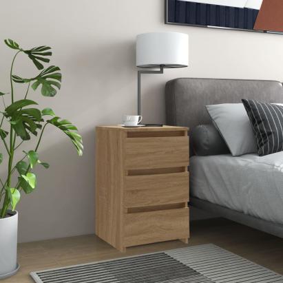 Noptiere, 2 buc., stejar sonoma, 40x35x62,5 cm, lemn compozit GartenMobel Dekor