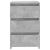Noptieră, gri beton, 40x35x62,5 cm, lemn compozit GartenMobel Dekor