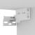 Dulap TV suspendat, alb, 100x30x26,5 cm, PAL GartenMobel Dekor