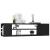 Dulap TV suspendat, negru, 100x30x26,5 cm, PAL GartenMobel Dekor