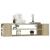 Dulap TV suspendat, stejar Sonoma, 100x30x26,5 cm, PAL GartenMobel Dekor