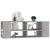 Dulap TV montat pe perete, gri beton, 102x35x35 cm, PAL GartenMobel Dekor