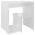 Noptiere, 2 buc., alb extralucios, 40x30x40 cm, lemn prelucrat GartenMobel Dekor