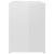 Noptiere, 2 buc., alb extralucios, 40x30x40 cm, lemn prelucrat GartenMobel Dekor