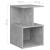 Noptiere, 2 buc., gri beton, 35x35x55 cm, PAL GartenMobel Dekor