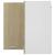Dulap de colț suspendat stejar sonoma 57x57x60cm lemn prelucrat GartenMobel Dekor