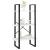 Raft de depozitare, alb, 60x30x105 cm, PAL GartenMobel Dekor