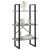 Raft de depozitare, gri beton, 60x30x105 cm, PAL  GartenMobel Dekor