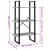 Raft de depozitare, gri beton, 60x30x105 cm, PAL  GartenMobel Dekor