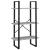 Raft de depozitare, gri beton, 60x30x105 cm, PAL  GartenMobel Dekor