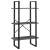 Raft de depozitare, gri, 60x30x105 cm, lemn masiv de pin GartenMobel Dekor