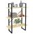 Bibliotecă cu 3 rafturi, 80x30x105 cm, lemn masiv de pin GartenMobel Dekor