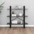 Bibliotecă cu 3 rafturi, gri, 100x30x105 cm, lemn masiv de pin GartenMobel Dekor
