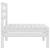 Set mobilier de grădină, 4 piese, alb, lemn masiv de pin GartenMobel Dekor