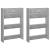 Pantofare de perete, 2 buc., gri beton, 60x18x90 cm, PAL GartenMobel Dekor