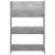 Pantofare de perete, 2 buc., gri beton, 60x18x90 cm, PAL GartenMobel Dekor