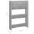 Pantofare de perete, 2 buc., gri beton, 60x18x90 cm, PAL GartenMobel Dekor
