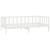 Pat de zi, alb, 90x200 cm, lemn masiv de pin GartenMobel Dekor
