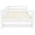 Pat extensibil de zi, alb, 2x(90x200) cm, lemn masiv de pin GartenMobel Dekor
