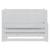 Pat extensibil de zi, alb, 2x(90x200) cm, lemn masiv de pin GartenMobel Dekor