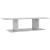 Dulap TV montat pe perete, gri beton, 103x30x26,5 cm GartenMobel Dekor