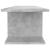 Dulap TV montat pe perete, gri beton, 103x30x26,5 cm GartenMobel Dekor