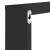 Rafturi de perete cub, 2 buc., negru, 30x15x30 cm GartenMobel Dekor