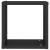 Rafturi de perete cub, 2 buc., negru, 30x15x30 cm GartenMobel Dekor