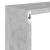 Rafturi de perete cub, 2 buc., gri beton, 30x15x30 cm GartenMobel Dekor