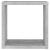 Rafturi de perete cub, 4 buc., gri beton, 30x15x30 cm GartenMobel Dekor