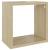 Rafturi de perete cub 4 buc. stejar sonoma 26x15x26 cm GartenMobel Dekor