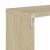 Rafturi de perete cub 4 buc. stejar sonoma 26x15x26 cm GartenMobel Dekor