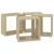 Rafturi de perete cub 4 buc. stejar sonoma 26x15x26 cm GartenMobel Dekor