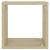 Rafturi de perete cub 4 buc. stejar sonoma 26x15x26 cm GartenMobel Dekor
