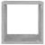 Rafturi de perete cub, 4 buc., gri beton, 26x15x26 cm GartenMobel Dekor