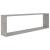 Rafturi de perete cub, 4 buc., gri beton, 100x15x30 cm, PAL GartenMobel Dekor