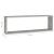Rafturi de perete cub, 2 buc., gri beton, 80x15x26,5 cm, PAL GartenMobel Dekor