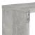 Rafturi de perete cub, 2 buc., gri beton, 80x15x26,5 cm, PAL GartenMobel Dekor