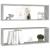 Rafturi de perete cub, 2 buc., gri beton, 80x15x26,5 cm, PAL GartenMobel Dekor
