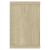 Rafturi de perete cub, 6 buc., stejar sonoma, 60x15x23 cm, PAL GartenMobel Dekor