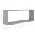 Rafturi de perete cub, 4 buc, gri beton, 60x15x23 cm, PAL GartenMobel Dekor