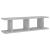 Rafturi de perete, 2 buc., gri beton, 75x18x20 cm, lemn GartenMobel Dekor