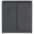 Dulap lateral, gri, 60x36x65 cm, lemn masiv de pin GartenMobel Dekor