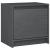 Noptiere, 2 buc., gri, 40x30,5x40 cm, lemn masiv de pin GartenMobel Dekor