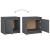 Noptiere, 2 buc., gri, 40x30,5x40 cm, lemn masiv de pin GartenMobel Dekor