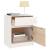 Noptiere, 2 buc., alb, 40x31x50 cm, lemn masiv de pin GartenMobel Dekor