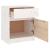 Noptiere, 2 buc., alb, 40x31x50 cm, lemn masiv de pin GartenMobel Dekor